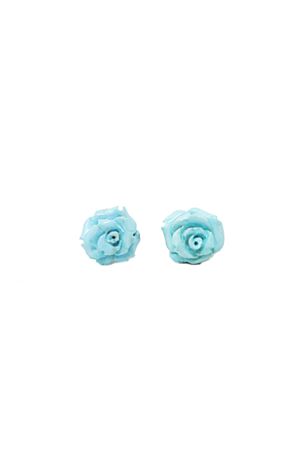 Flower-shaped earrings in turquoise stone Don Alfonso Gioielli | AL913TURCHESE